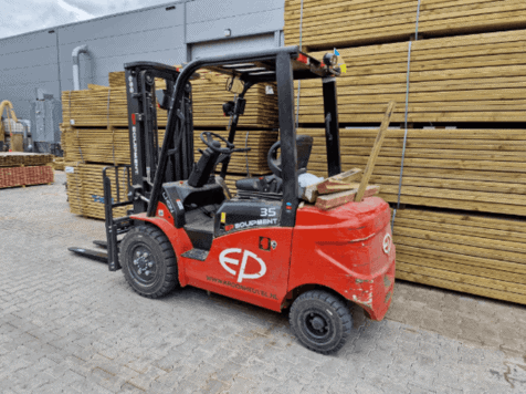 EP Heftruck 3,5 ton voor Jonker Tuinafscheidingen 1